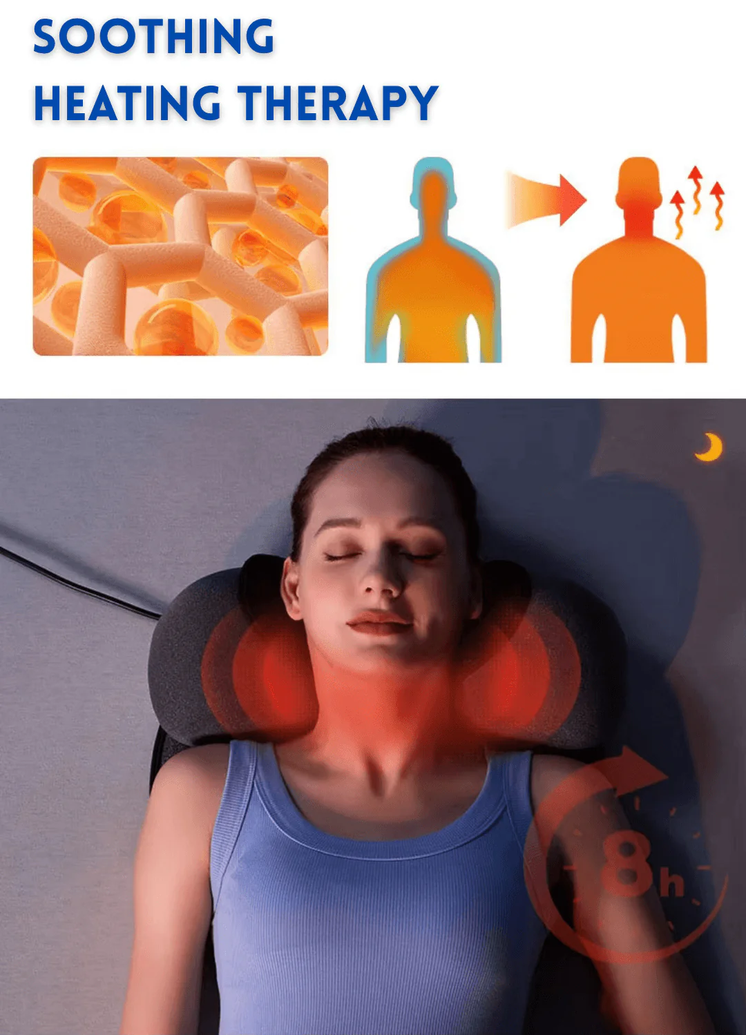 Alphay Medcial Elektronický masážní polštář na krk a ramena 8